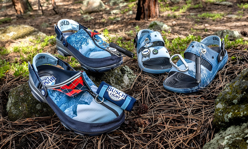 Busch Light x Crocs 合作系列来袭